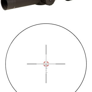 Trijicon Credo 1-6x24 Riflescope First Focal Plane w/ Red MRAD Segmented Circle-0