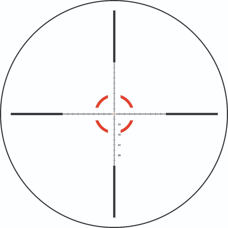 Trijicon Credo HX 1-8x28 First Focal Plane (FFP) Riflescope w/ Red/Green MOA Segmented Circle-7131