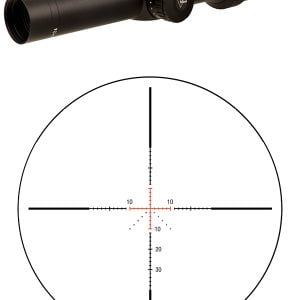 Trijicon Credo HX 1-4x24 Second Focal Plane (SFP) Riflescope w/ Red Standard Duplex-0