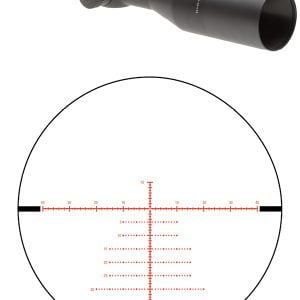 Trijicon Tenmile 5-25x50 Second Focal Plane (SFP) Riflescope w/ Red MRAD Center Dot-0