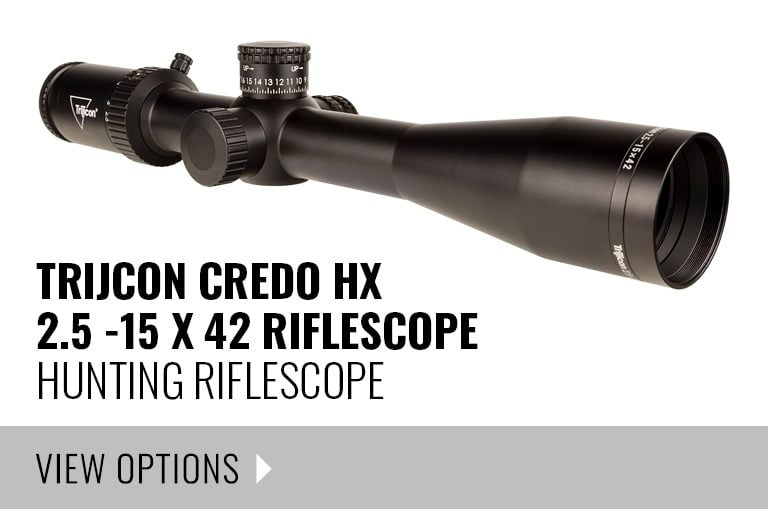 TRIJICON Credo HX 2.5-15x42 Riflescope