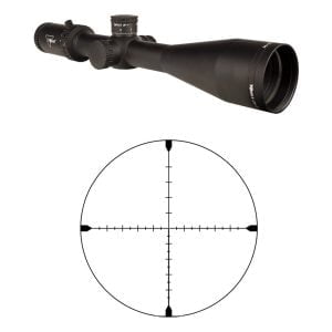 Trijicon Tenmile 4-24x50 Second Focal Plane (SFP) Riflescope w/ Red LED Dot, MRAD Ranging