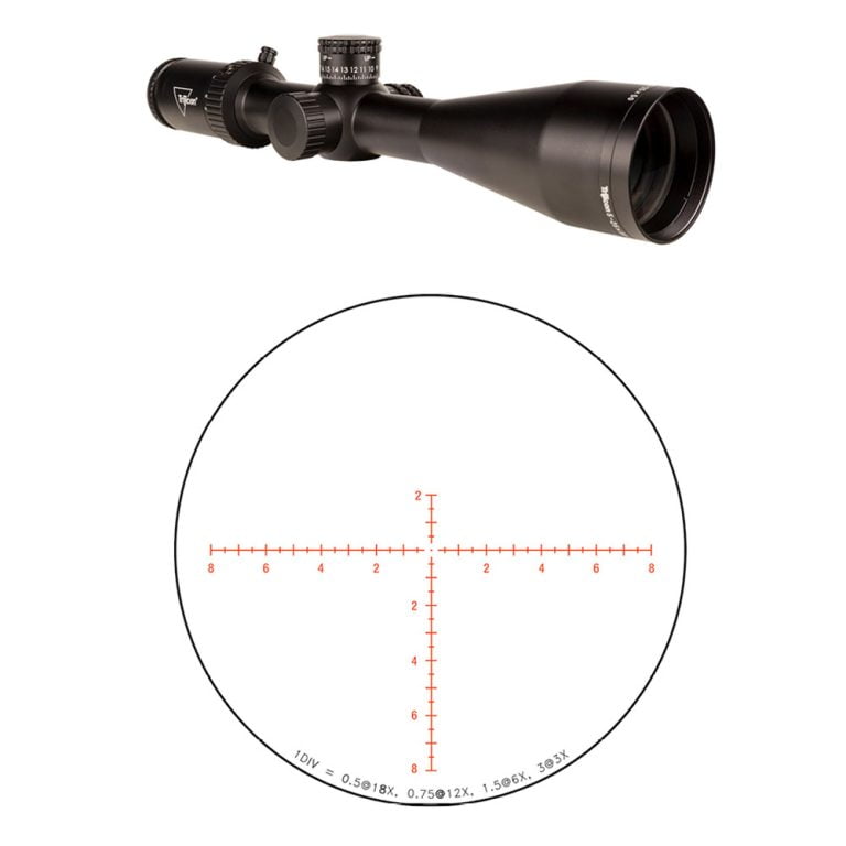 Trijicon Tenmile HX 5-25x50 Second Focal Plane (SFP) Riflescope w/ Red MOA Center Dot-0
