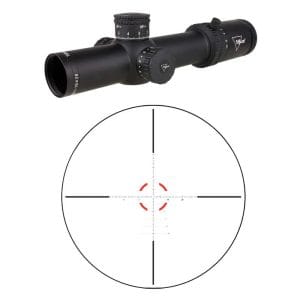 Trijicon Credo HX 1-10×28 First Focal Plane (FFP) Riflescope w/ Red/Green Segmented Circle